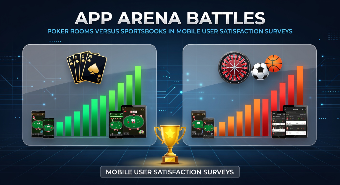 Bar chart displaying user satisfaction scores for top poker apps versus sportsbooks, highlighting key metrics like speed and reliability from 2026 surveys