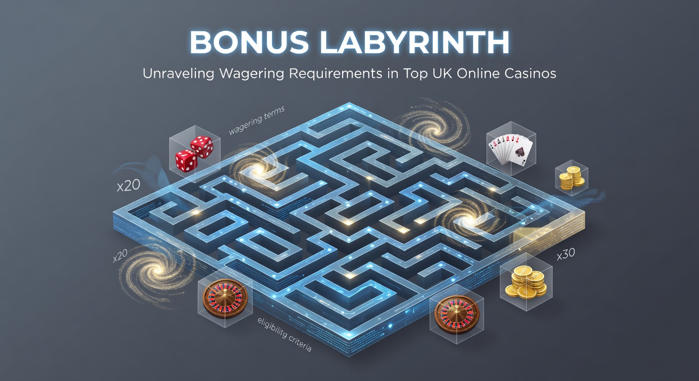Close-up of a casino bonus terms document with highlighted wagering requirement clauses, surrounded by icons of dice, cards, and a stopwatch
