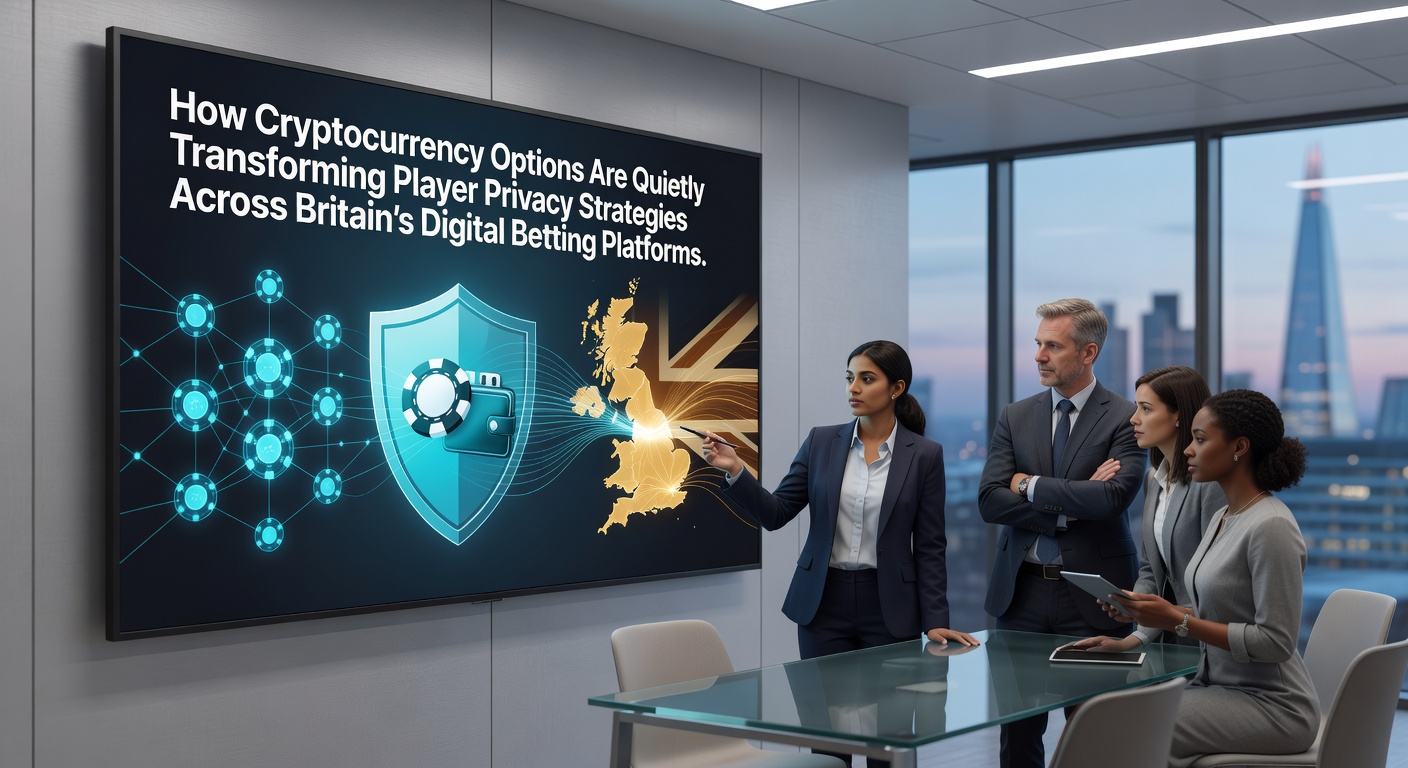 Cryptocurrency symbols and betting platform interfaces showing privacy-focused digital transactions