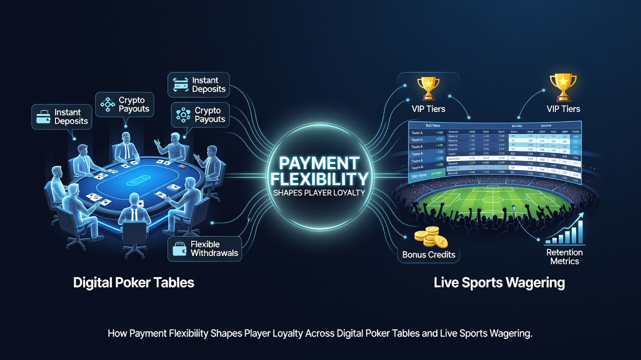 Sports wagering dashboard displaying flexible payment and withdrawal options during live events