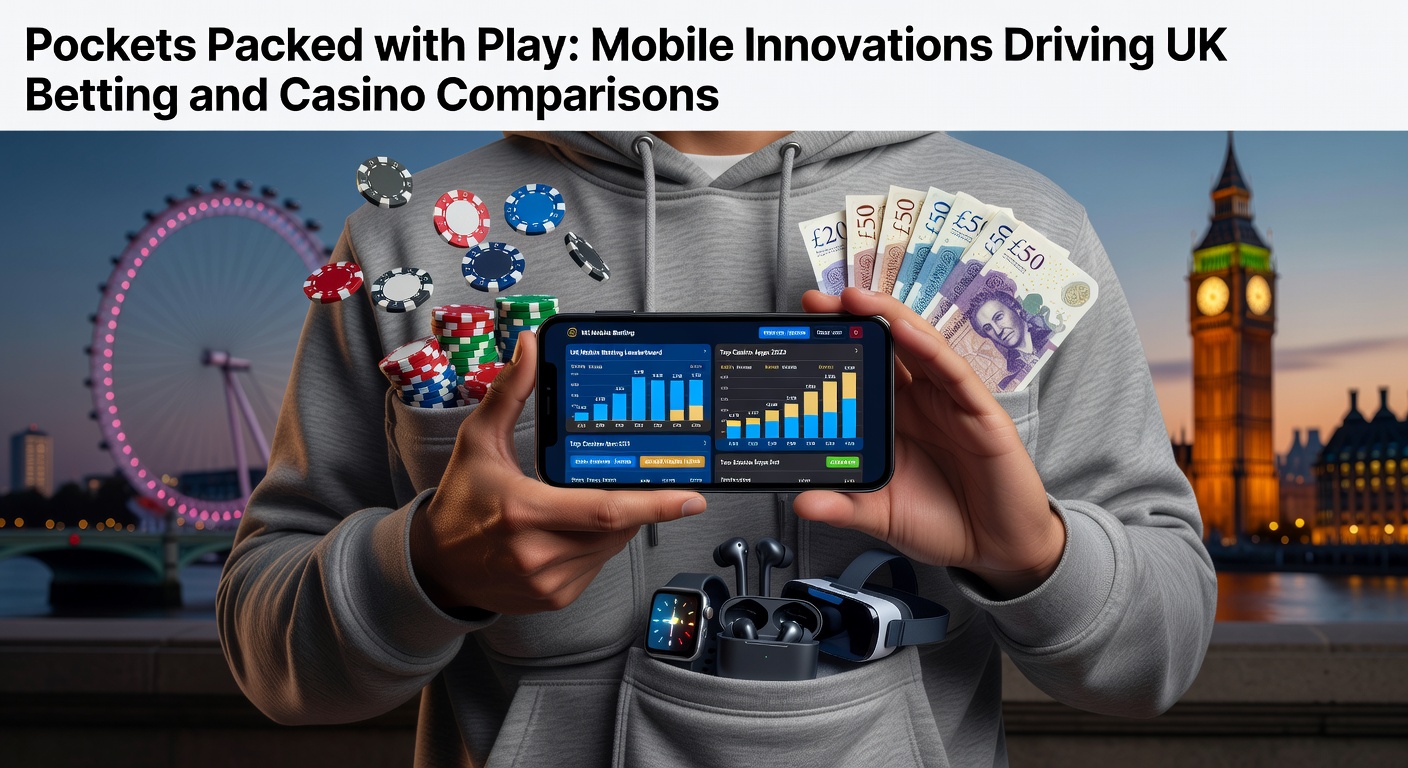 Smartphone displaying a vibrant mobile betting app interface with live odds and casino games on a blurred urban background