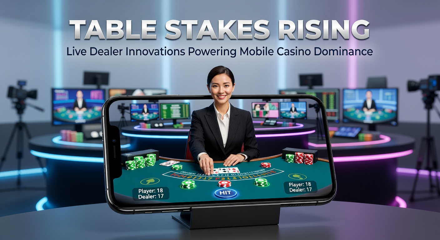Dynamic live dealer blackjack session on a sleek mobile device, showcasing immersive streaming and interactive features