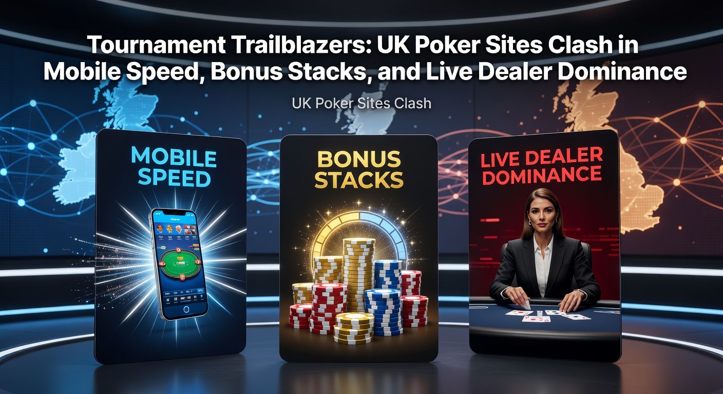 Dynamic mobile poker tournament interface showing fast-loading tables and player stacks on a smartphone screen