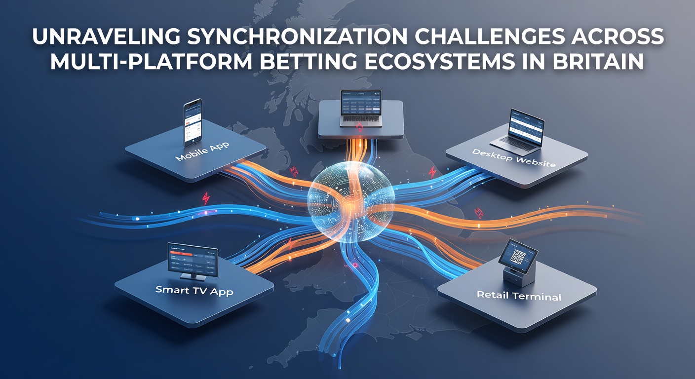 Multi-platform betting interfaces showing synchronized data flows across devices in Britain